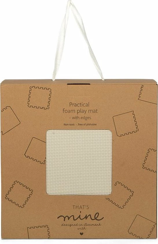 That's Mine Foam Mat Cirkel Soft Beige - Ronde Speelmat - Speelmat - Play Mat 5 That's Mine Foam Mat Cirkel Soft Beige - Ronde Speelmat - Speelmat - Play Mat - Afbeelding 3
