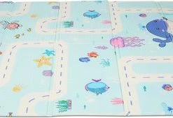 Merkloos Baby/Peuter Speelmat - Dubbelzijdig Speelkleed - Opvouwbaar - Foam - 180x120cm -Exporteren speelkleden winkel 550x169