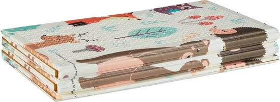 Relaxdays Opvouwbare Speelmat - Speelkleed - Dieren - Mat Kinderkamer - Kruipmat Kinderen 12 Relaxdays Opvouwbare Speelmat - Speelkleed - Dieren - Mat Kinderkamer - Kruipmat Kinderen - Afbeelding 10