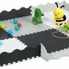 Relaxdays Speelmat Met Rand - Foam - 30-delig - Puzzelmat - Speeltegels Kinderen - Baby - Grijs