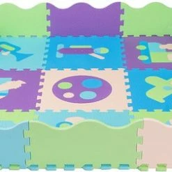 Springos Speelmat | Speelmat Foam | Puzzelmat | Figuren | 9 Puzzelstukken -Exporteren speelkleden winkel 550x252