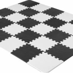 Kinderkraft Luno - Speelkleed Puzzelmat - Zwart Wit -Exporteren speelkleden winkel 550x270