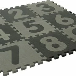 BabyDan Speelmat Vierkant Tegels 90 X 90 Cijfers
