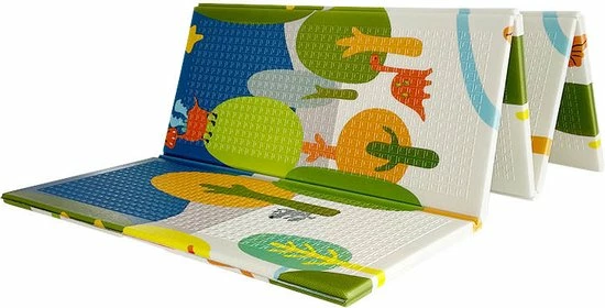 Ladanas® – OPVOUWBARE Baby Speelmat - DUBBELZIJDIG Speelkleed Incl. Opbergtas - EXTRA DIK - 180x200x1,5cm - Foam Mat - Dino 13 Ladanas® – OPVOUWBARE Baby Speelmat - DUBBELZIJDIG Speelkleed Incl. Opbergtas - EXTRA DIK - 180x200x1,5cm - Foam Mat - Dino - Afbeelding 11