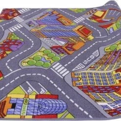 Amigo Verkeerskleed Grote Stad 95 X 200 Cm -Exporteren speelkleden winkel 550x295 2