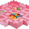 Relaxdays 52-delige Speelmat Foam - Puzzelmat - Vloerpuzzel - Speeltegels Kinderen - Zacht - Roze -Exporteren speelkleden winkel 550x306 1