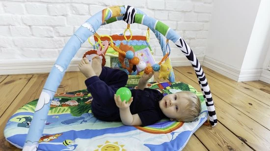 Lionelo Imke Plus - Speelkleed - 30 Ballen Inbegrepen - Grote Matmaat 90x85x48 Cm - Ontwikkelt Baby's Zintuigen 10 Lionelo Imke Plus - Speelkleed - 30 Ballen Inbegrepen - Grote Matmaat 90x85x48 Cm - Ontwikkelt Baby's Zintuigen - Afbeelding 8