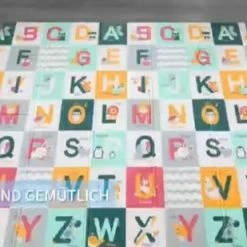 IKIDO Babykruipdeken - Yogamat - Grote Babyactiviteit - Speelmat - Antislip - Waterdicht - Dubbelzijdig Speeldeken - Baby - 180 X 200 X 1,5 Cm -Exporteren speelkleden winkel 550x309 33