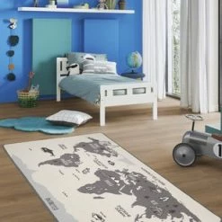 Sorprese Vloerkleed - Retro Wereldkaart - 100 X 150 Cm - Speelkleed - Kinderkamer - Speeltapijt - Kraamcadeau - Sinterklaas - Cadeau -Exporteren speelkleden winkel 550x309 42