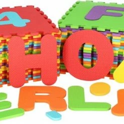 Springos Speelmat | Speelmat Foam | Puzzelmat | 36 Stukken | Letters & Cijfers | 172 X 172 Cm | Multicolor -Exporteren speelkleden winkel 550x311 9