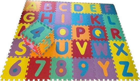 Merkloos Speelkleed - Puzzelmat - Speeltapijt - Inclusief Opbergtas - 36 Delig - Alfabet & Getallen - Vanaf 3 Jaar - Multicolor - Educatief Speelgoed 5 Merkloos Speelkleed - Puzzelmat - Speeltapijt - Inclusief Opbergtas - 36 Delig - Alfabet & Getallen - Vanaf 3 Jaar - Multicolor - Educatief Speelgoed - Afbeelding 3