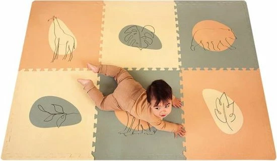 Hakuna Matte Speelkleed Baby - XXL Speelmat Foam - Jungle 3 Hakuna Matte Speelkleed Baby - XXL Speelmat Foam - Jungle