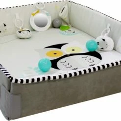 Tryco Lovely Owl Speelkleed - 5 In 1 Activity Baby Gym Speelkleed - Met Speelboog En Opstaande Randen -Exporteren speelkleden winkel 550x325