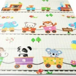 Merkloos Baby/Peuter Speelmat - Dubbelzijdig Speelkleed - Opvouwbaar - Foam - 180x120cm -Exporteren speelkleden winkel 550x326