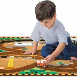 Ice-Watch Melissa & Doug Bouwplaats Speelkleed Met 3 Houten Werkvoertuigen (100 X 91 Cm) -Exporteren speelkleden winkel 550x330