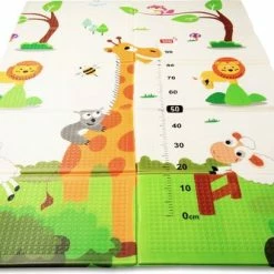 Merkloos Baby/Peuter Speelmat - Dubbelzijdig Speelkleed - Opvouwbaar - Foam - 180x120cm -Exporteren speelkleden winkel 550x333