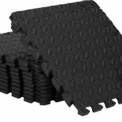 Merkloos Springos Speelmat | Speelmat Foam | Puzzelmat | 12 Puzzelstukken | 90 X 118 Cm | Zwart -Exporteren speelkleden winkel 550x333 5