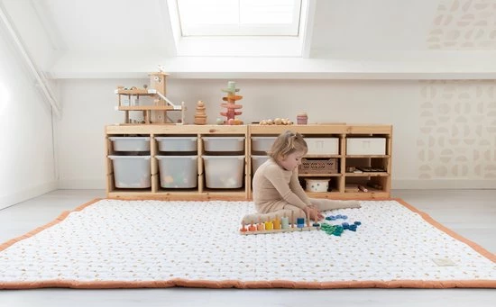 Love By Lily .com Love By Lily - Groot Speelkleed - Sunny Clovers - 200x150cm 5 Love By Lily .com Love By Lily - Groot Speelkleed - Sunny Clovers - 200x150cm - Afbeelding 3