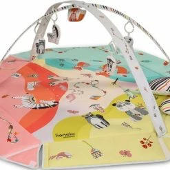 Lionelo Jenny Plus - Speelkleed - 5 Speelgoedjes - 2 Bogen - Babygym 2in1 -Exporteren speelkleden winkel 550x349 1