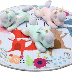 Merkloos Jeteven Baby Speelmat - Speeltapijt - Zintuiglijke Ontwikkeling Speelkleed Cadeau Schatje - 150cm -Exporteren speelkleden winkel 550x350 1