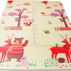 Merkloos Baby/Peuter Speelmat - Dubbelzijdig Speelkleed - Opvouwbaar - Foam - 180x120cm -Exporteren speelkleden winkel 550x351 1