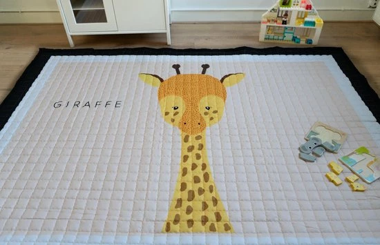 Merkloos Speelkleed Baby / Kind XL - 200x150cm - Inclusief Bijpassende Draagtas - Antislip - Kinder Speelmat Dier -0-4 Jaar - Giraffe 4 Merkloos Speelkleed Baby / Kind XL - 200x150cm - Inclusief Bijpassende Draagtas - Antislip - Kinder Speelmat Dier -0-4 Jaar - Giraffe - Afbeelding 2