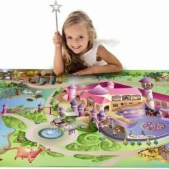 Achoka Speelkleed Meisjes Kasteel Prinsessen 100x150 -Exporteren speelkleden winkel 550x356 2
