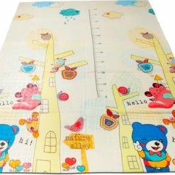 Merkloos Baby/Peuter Speelmat - Dubbelzijdig Speelkleed - Opvouwbaar - Foam - 180x120cm -Exporteren speelkleden winkel 550x357