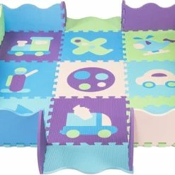 Springos Speelmat | Speelmat Foam | Puzzelmat | Figuren | 9 Puzzelstukken -Exporteren speelkleden winkel 550x358