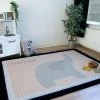 Merkloos Speelkleed Baby / Kind XL - 200x150cm - Inclusief Bijpassende Draagtas - Antislip - Kinder Speelmat Dier -0-4 Jaar - Olifant