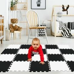 Puzzelmat Kidsee Speelmat 10-delig Zwart Wit -Exporteren speelkleden winkel 550x366 57