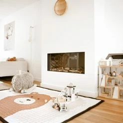 Love By Lily .com Love By Lily - Groot Speelkleed - Bubbly Honey Bear - City Size - 150x120cm