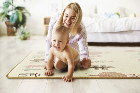 Mamabrum Speelmat Speelkleed Speeltapijt – Bos En ZigZag – Speelmatten Speel Vloerkleed – Groot Dubbelzijdig – Matras Vloer Speelgoed Baby Foam Play Mat Kleed Tapijt Voor Kinderen Jongens En Meisje Matten 4 Mamabrum Speelmat Speelkleed Speeltapijt – Bos En ZigZag – Speelmatten Speel Vloerkleed – Groot Dubbelzijdig – Matras Vloer Speelgoed Baby Foam Play Mat Kleed Tapijt Voor Kinderen Jongens En Meisje Matten - Afbeelding 2
