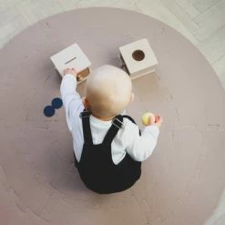 That's Mine Foam Mat Cirkel Light Brown - Ronde Speelmat - Speelmat - Play Mat -Exporteren speelkleden winkel 550x366 99