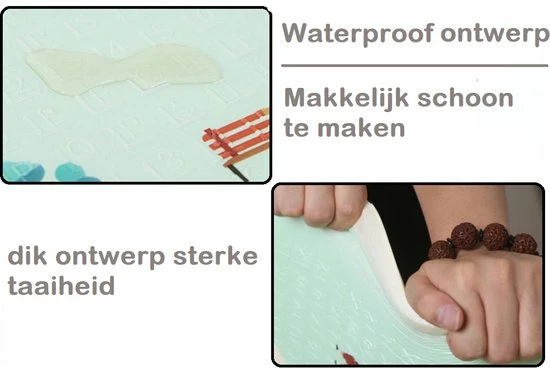 Levabe Speelmat - Baby - Kinderen - Educatief - Kruipmat - Speelkleed - Dubbelzijdig - XL - Opvouwbaar - 1CM Dik - Foam - Giraffe & Alfabet - Cijfers & Letters - 150 X 200 CM - Inclusief Opbergtas 11 Levabe Speelmat - Baby - Kinderen - Educatief - Kruipmat - Speelkleed - Dubbelzijdig - XL - Opvouwbaar - 1CM Dik - Foam - Giraffe & Alfabet - Cijfers & Letters - 150 X 200 CM - Inclusief Opbergtas - Afbeelding 9