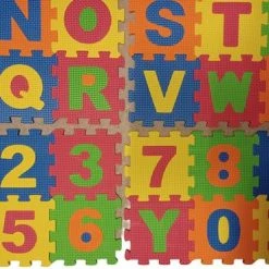 Speelmat - Foam - Cijfers & Letters - 36 Delig - EVA -Exporteren speelkleden winkel 550x369