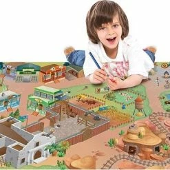 Achoka Speelkleed Cowboys En Indianen 100x150 -Exporteren speelkleden winkel 550x369 3