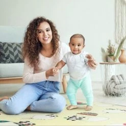 Mamabrum Speelmat Speelkleed Speeltapijt - Bos En Panda - Speelmatten Speel Vloerkleed - Groot Dubbelzijdig - Matras Vloer Speelgoed Baby Foam Play Mat Kleed Tapijt Voor Kinderen Jongens En Meisje Matten -Exporteren speelkleden winkel 550x370 2