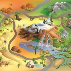 Achoka Speeltafelkleed Dieren Waterdicht 140 X 200 Cm