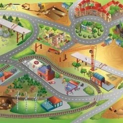 Achoka Groot Speelkleed Bouwput Met Veel Kranen 100x150 -Exporteren speelkleden winkel 550x373 2