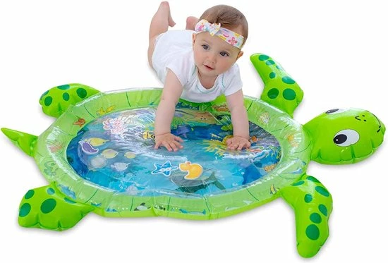 RX Goods Baby Opblaasbare Waterspeelmat Schildpad Speelgoed – Spelen Met Water - Speelkleed & Aquamat 12 RX Goods Baby Opblaasbare Waterspeelmat Schildpad Speelgoed – Spelen Met Water - Speelkleed & Aquamat - Afbeelding 10