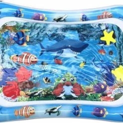 Lovnix Buxibo Baby Waterspeelmat - Opblaasbaar - Speelkleed Baby - Educatief Speelgoed Baby - Ontwikkeling Baby - Kraamcadeau - Baby Trainer - Water Speelmat - Baby Shower - Speelkleed Aquamat -Exporteren speelkleden winkel 550x379 3