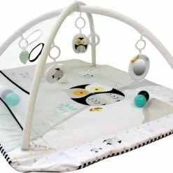 Tryco Lovely Owl Speelkleed - 5 In 1 Activity Baby Gym Speelkleed - Met Speelboog En Opstaande Randen -Exporteren speelkleden winkel 550x385