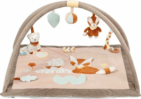 Nattou Boris En Jungo - Speelkleed - Speeltapijt - 80x70 Cm 3 Nattou Boris En Jungo - Speelkleed - Speeltapijt - 80x70 Cm