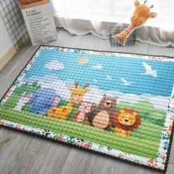 Go2goshop Speelkleed ECO 150X100 CM - Speelkleed Kinderen Antislip Wasbaar Dieren -Exporteren speelkleden winkel 550x388 10