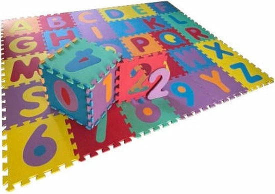 Merkloos Speelkleed - Puzzelmat - Speeltapijt - Inclusief Opbergtas - 36 Delig - Alfabet & Getallen - Vanaf 3 Jaar - Multicolor - Educatief Speelgoed 6 Merkloos Speelkleed - Puzzelmat - Speeltapijt - Inclusief Opbergtas - 36 Delig - Alfabet & Getallen - Vanaf 3 Jaar - Multicolor - Educatief Speelgoed - Afbeelding 4