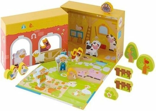 Sevi Speeldoos Boerderij 15-delig 4 Sevi Speeldoos Boerderij 15-delig - Afbeelding 2