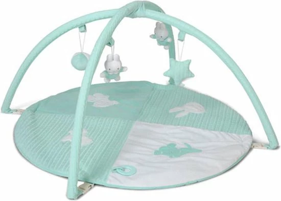 Speelkleed Met Boog Nijntje Gebreid Mint 3 Speelkleed Met Boog Nijntje Gebreid Mint