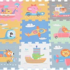 Cangaroo Transport 9 Stuks Schuimrubberen Puzzelmat 3087