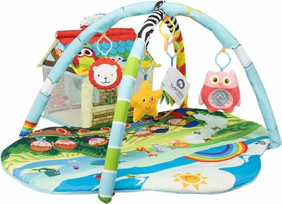 Lionelo Imke Plus - Speelkleed - 30 Ballen Inbegrepen - Grote Matmaat 90x85x48 Cm - Ontwikkelt Baby's Zintuigen 5 Lionelo Imke Plus - Speelkleed - 30 Ballen Inbegrepen - Grote Matmaat 90x85x48 Cm - Ontwikkelt Baby's Zintuigen - Afbeelding 3